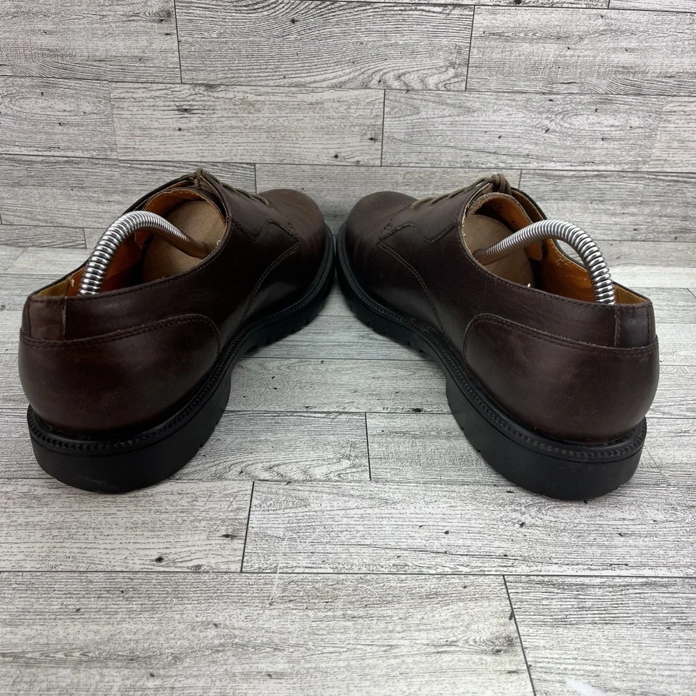 Timberland Brown Leather Waterproof Oxford Lace Up‎ Shoes 93076 Men Size 10M